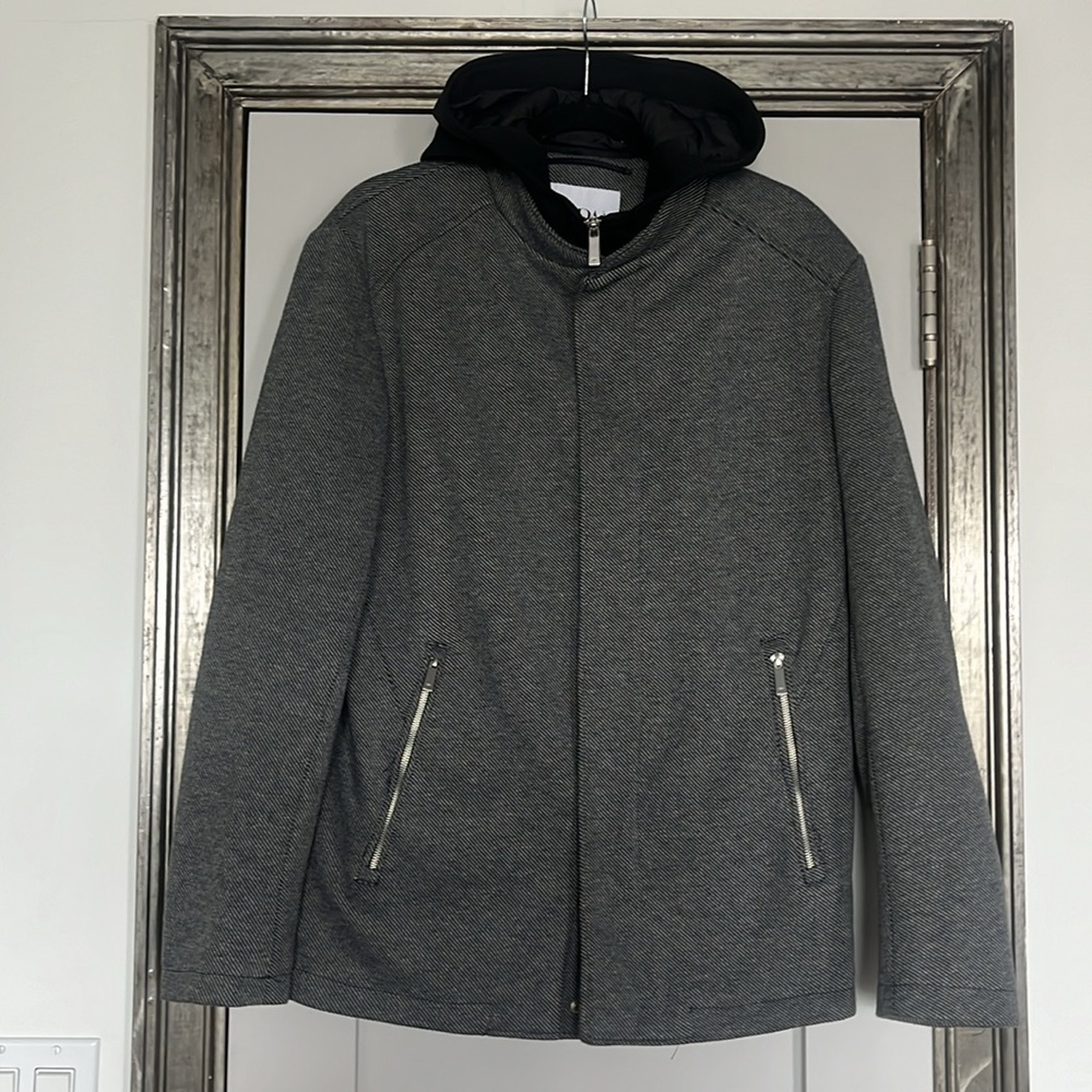 Zara Men's Removable Hooded Combination Coat Jacket